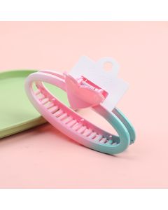 Gradient Circle Acrylic Claw Clip