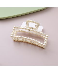 Pearl Square Acrylic Claw Clip