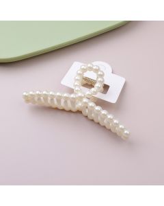 Pearl Cross Acrylic Claw Clip