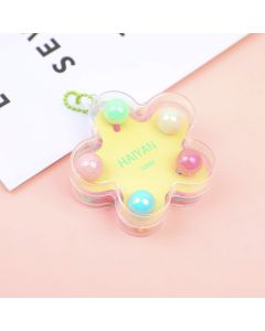 Round Ball Children's Hair Tie And Disposable Rubber Band Set