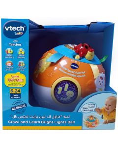 V-Tech Crawl And Learn Bright Light Ball Billingual