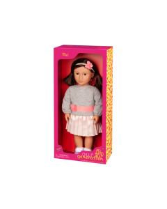 Our Generation Mei With Pleated Skirt Doll