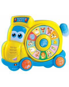Little Learners Spin N Learn School Bus