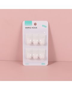 Simple Small U-Shaped Hook 6pcs