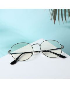 Japanese Small Frame Small Face Goggles - Silver