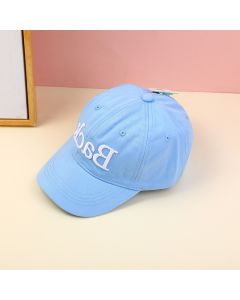 Alphabet Back Upside Down Children's Baseball Cap-Blue