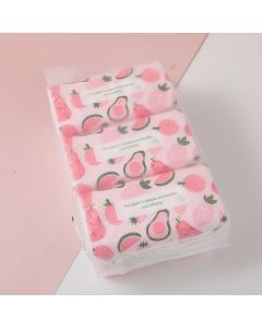 Raw Wood Pulp Facial Tissues 120 Sheets