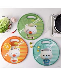 Round Cartoon Fruit Chopping Board