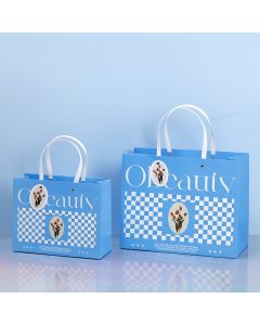 Blue Wind Chime Horizontal Small Gift Bag