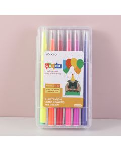 Washable Soft Tip Water Colour Pen 12 Colours