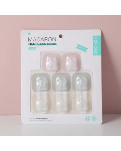 Macaron Traceless Hook 8pcs