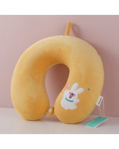 Sweet Rabbit Series U-Shaped Pillow-Brown