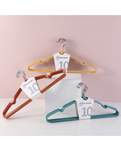 Fashion Anti-Slip Dipping Hanger 10 pcs