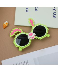 Toy Block Rabbit Kids Polarized Glasses-Green