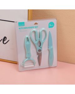 Kitchen Knife Set (Blue)