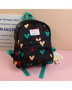 Cheese Pendant Love Bells Kids' Shoulder Bag-Black