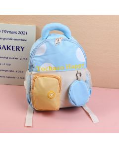 Little Animal Printed Kids' Shoulder Bag-Blue
