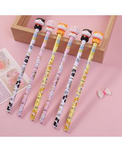 Cute Animal 3D Eraser Hb Pencil