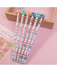 Cute Animal 3D Eraser Hb Pencil