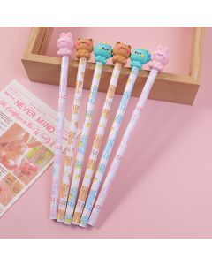 Cute Animal 3D Eraser Hb Pencil
