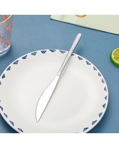 Stainless Steel Natural Color Wave Point Series-Table Knife