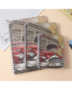 Busy Cowboy Spiral Notebook A5