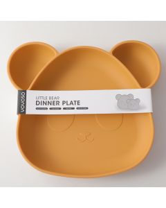 Little Bear Dinner Plate-Yellow