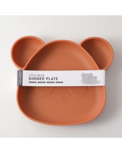 Little Bear Dinner Plate-Khaki