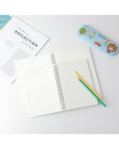 B5 Gridding Basic Coil Notebook