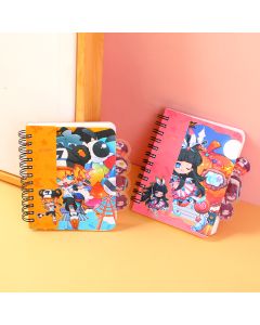 Aotu World-Pvc Bookmark Coil Notebook A6-Horizontal Lines