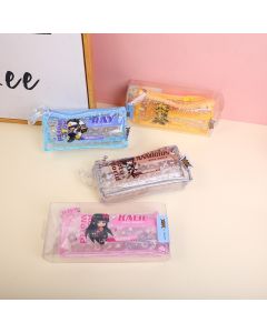 Aotu World-Large Transparent Triangle Pencil Bag
