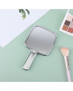 Square Water Ripple Beauty Makeup Mirror With Handle