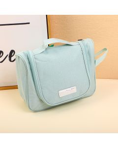 Wabi-Sabi Style Portable Hook Wash Bag-Blue