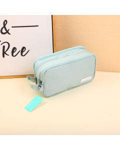 Wabisabi Style Portable Wet/Dry Wash Bag-Blue