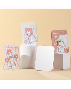Simple Flower Rectangular Creative Tabletop Mirror