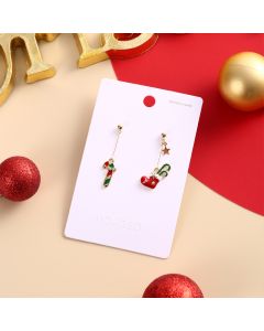 Christmas Walking Stick Boots Earrings