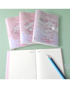 Emily Camellia Tea Party Eva Cover Notebook With Button 36K