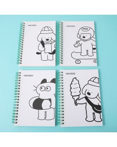 Puppyo Happy Rules Silicone Coil Notebook B6