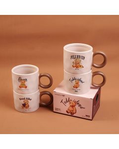 Teddy Island Series Fashion Mug-400ml