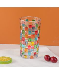 Hand-Painted Mosaic Glass Cup-350ml