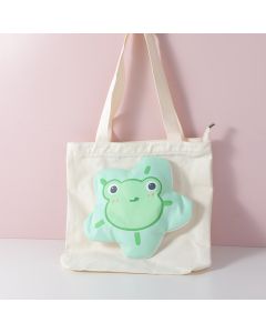 Healing Cartoon Shoulder Bag-Green