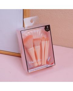 Makeup Series Brush Set 5pcs + Shell Mirror Set
