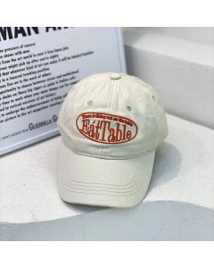 The Logo Of Eat Washed Children's Baseball Cap-Beige