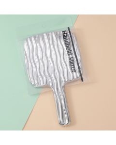 Square Wavy Beauty Mirror With Handle