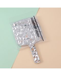 Square Diamond Beauty Mirror With Handle