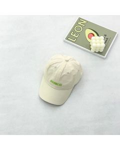 Small Letter Hot Printing Kids Quick Dry Baseball Cap-Beige