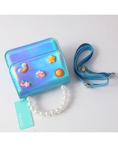 Fun Childlike Kids Crossbody Bag-Blue
