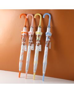 Cartoon Bear Umbrella With Straight Handle