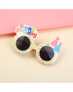 Birthday Hat Children's Sunglasses-Beige