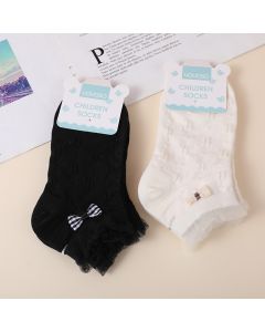 Bowknot Lace Princess Children's Socks L Size